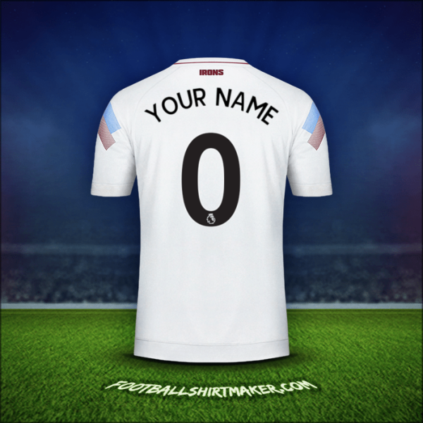 Shirt West Ham United FC 2018/19 Third -  your name - 0