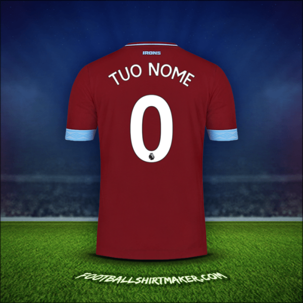 Maglia West Ham United FC 2018/19 -  tuo nome - 0