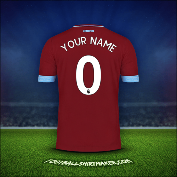 Jersey West Ham United FC 2018/19 -  your name - 0