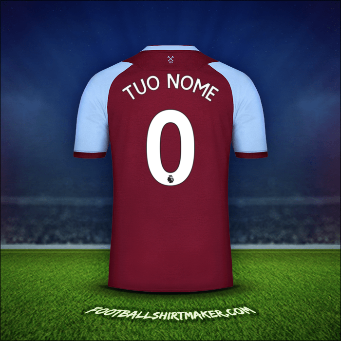 Maglia West Ham United FC 2020/21 -  tuo nome - 0