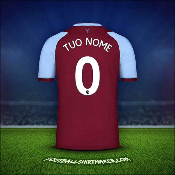 Maglia West Ham United FC 2020/21 -  tuo nome - 0
