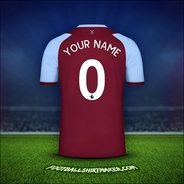 Shirt West Ham United FC 2020/21 -  your name - 0