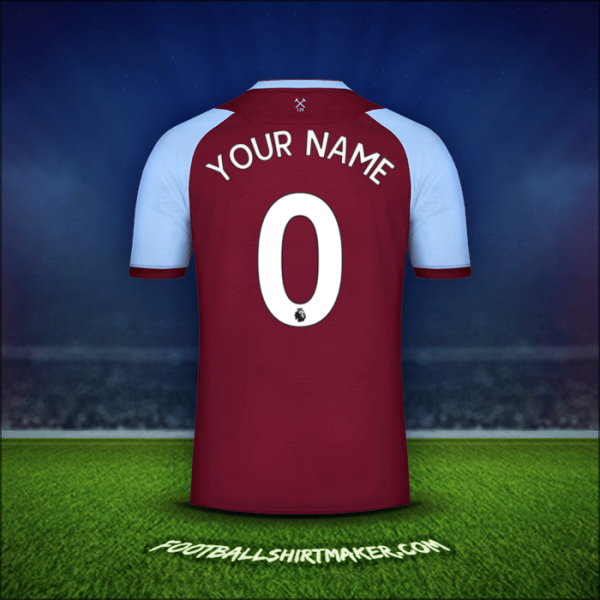 Jersey West Ham United FC 2020/21 -  your name - 0