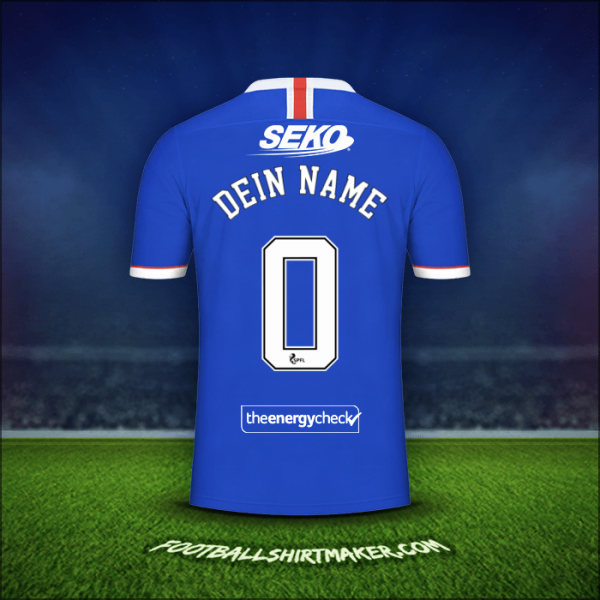 Trikot Rangers FC 2020/21 -  dein name - 0