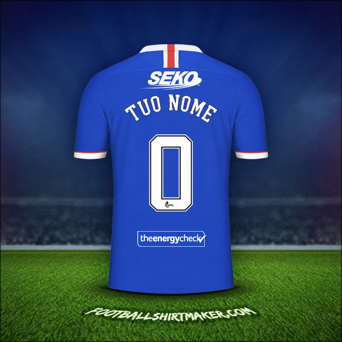 Maglia Rangers FC 2020/21 -  tuo nome - 0