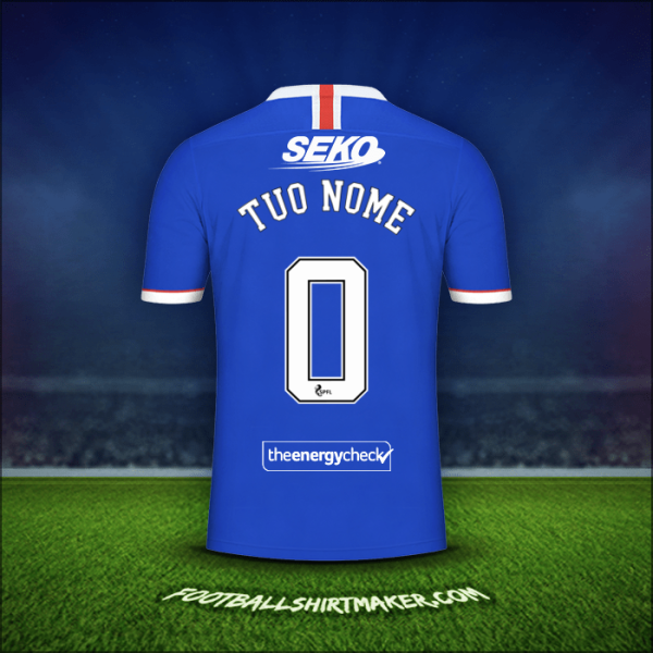 Maglia Rangers FC 2020/21 -  tuo nome - 0