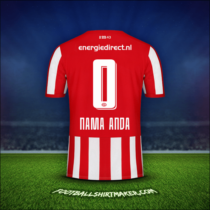 Jersey PSV 2019/20 -  nama anda - 0