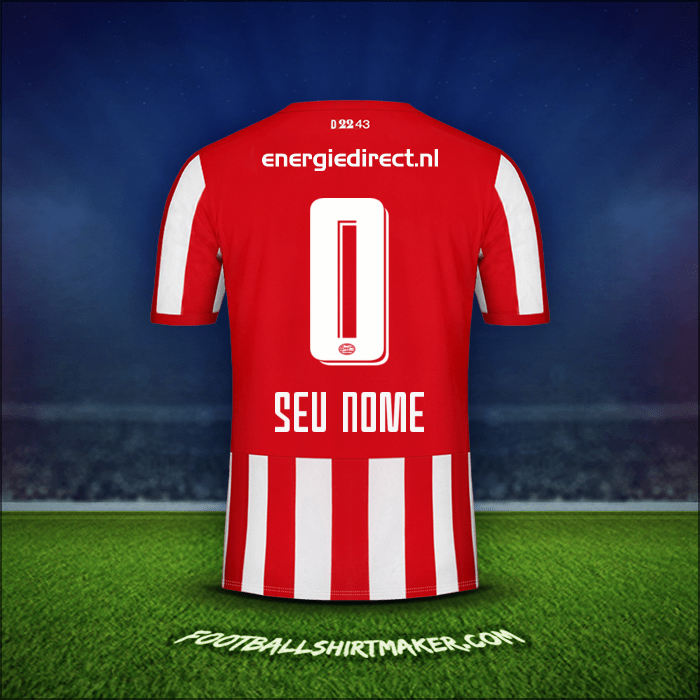 Camisa PSV 2019/20 -  seu nome - 0