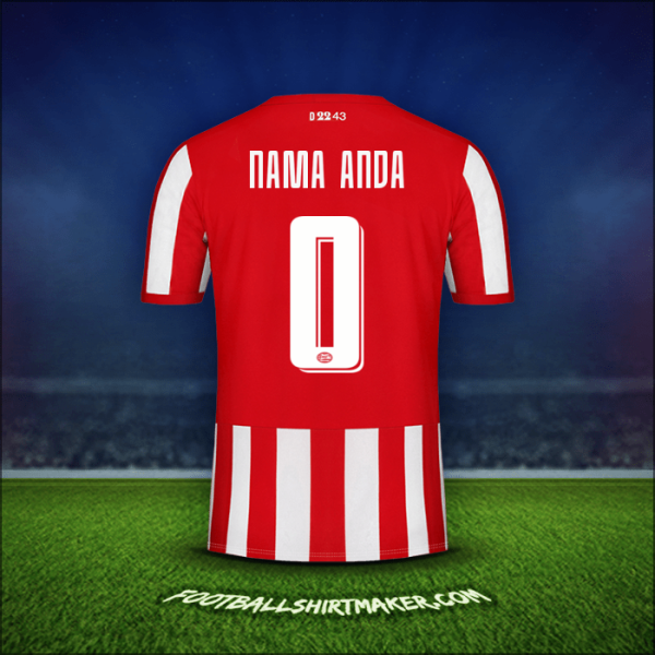 Jersey PSV Cup 2019/20 -  nama anda - 0