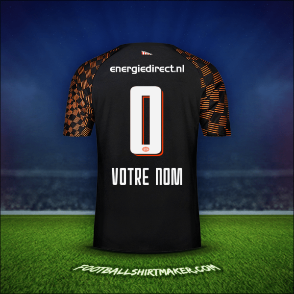 Maillot PSV 2019/20 Extérieur -  votre nom - 0