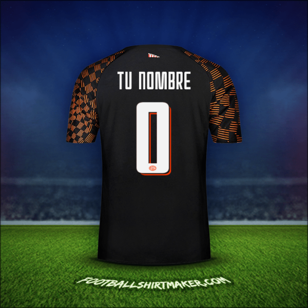 Jersey PSV Cup 2019/20 Visita -  tu nombre - 0