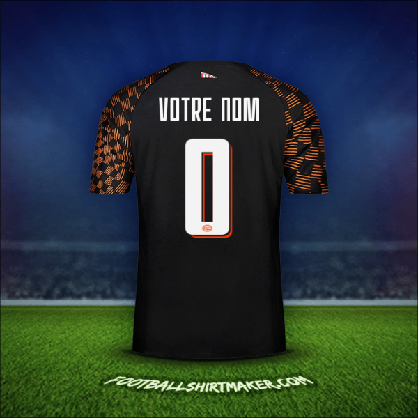 Maillot PSV Cup 2019/20 Extérieur -  votre nom - 0