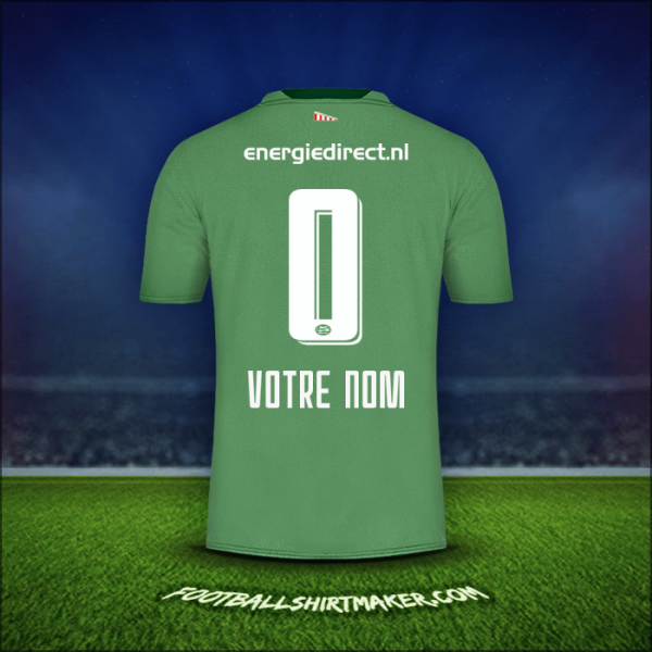 Maillot PSV 2019/20 Troisième -  votre nom - 0
