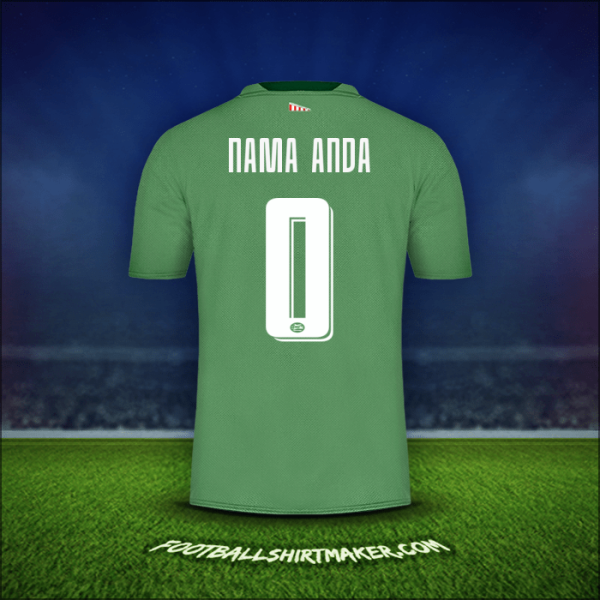 Jersey PSV Cup 2019/20 Ketiga -  nama anda - 0
