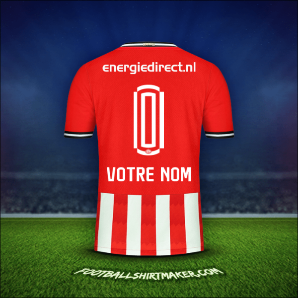 Maillot PSV 2020/21 -  votre nom - 0