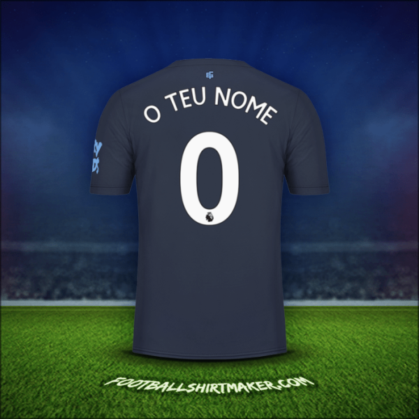 Camisola Everton FC 2019/20 Terceira -  o teu nome - 0