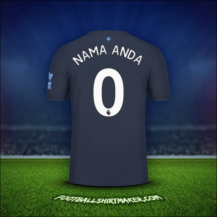 Jersey Everton FC 2019/20 Ketiga -  nama anda - 0