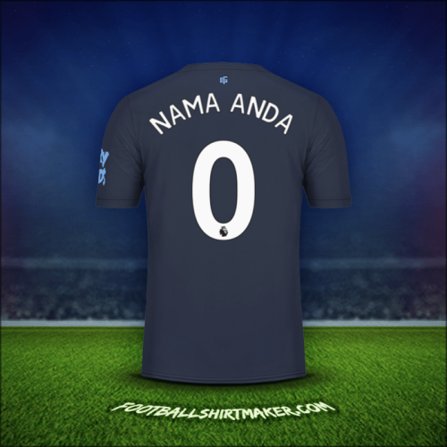 Jersey Everton FC 2019/20 Ketiga -  nama anda - 0