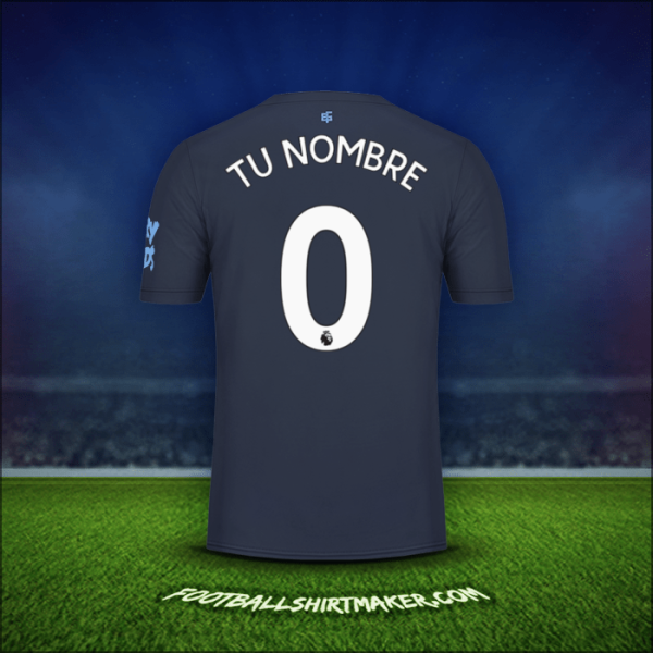 Camiseta Everton FC 2019/20 Tercera -  tu nombre - 0