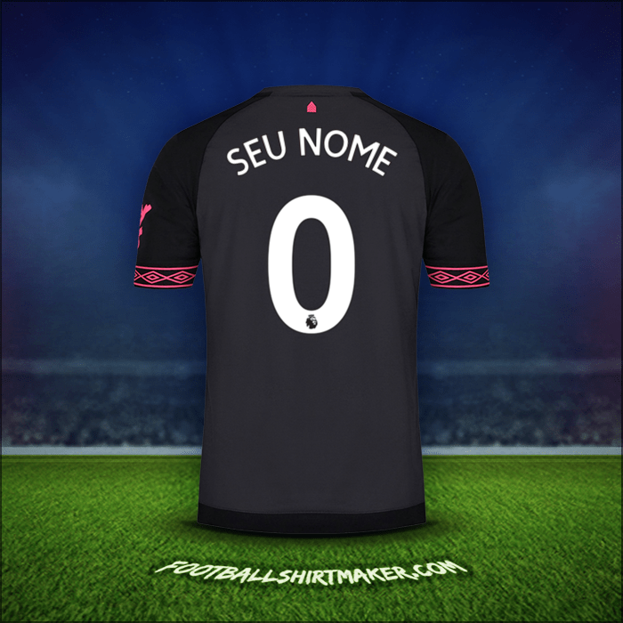 Camisa Everton FC 2018/19 Alternativa -  seu nome - 0