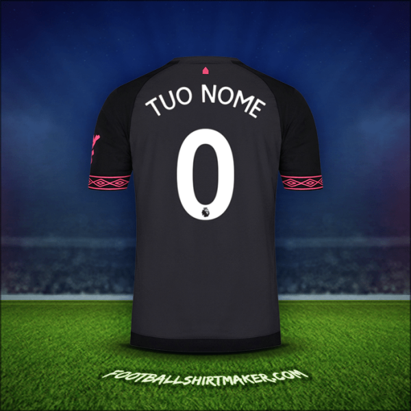 Maglia Everton FC 2018/19 Seconda -  tuo nome - 0