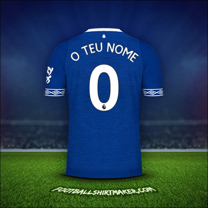 Camisola Everton FC 2018/19 -  o teu nome - 0