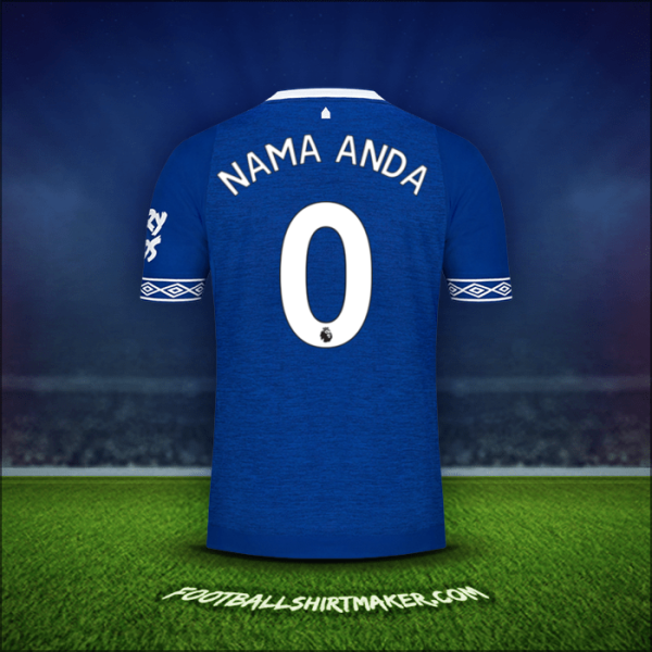 Jersey Everton FC 2018/19 -  nama anda - 0