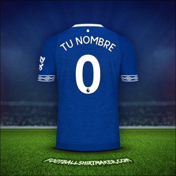Camiseta Everton FC 2018/19 -  tu nombre - 0