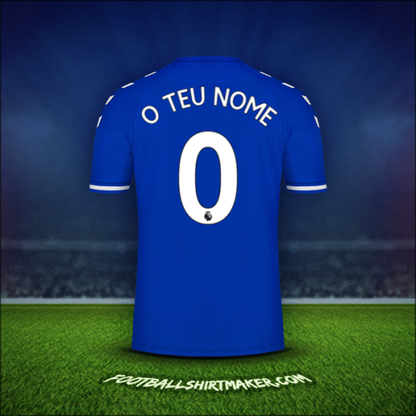 Camisola Everton FC 2020/21 -  o teu nome - 0