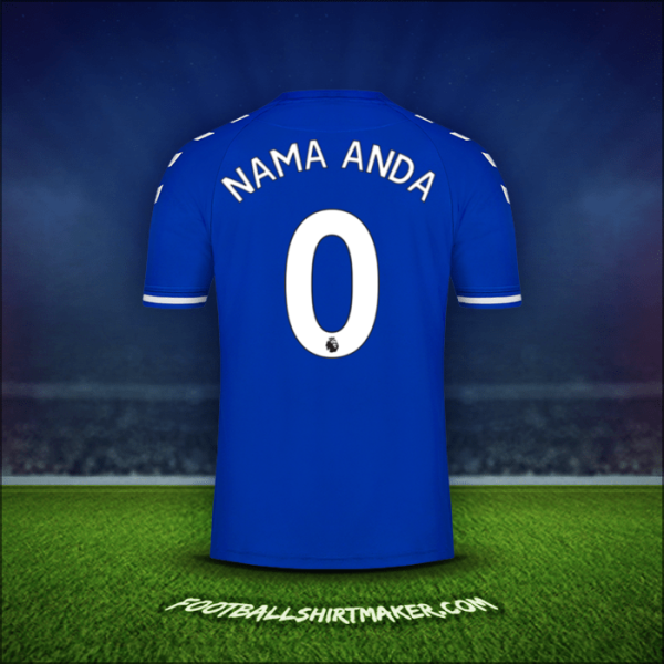 Jersey Everton FC 2020/21 -  nama anda - 0