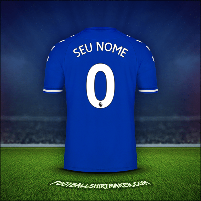 Camisa Everton FC 2020/21 -  seu nome - 0