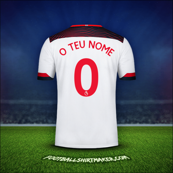 Camisola Southampton FC 2019/20 Terceira -  o teu nome - 0