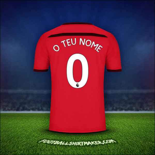 Camisola Southampton FC 2018/19 Terceira -  o teu nome - 0