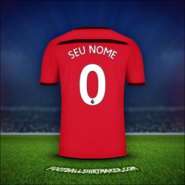 Camisa Southampton FC 2018/19 Terceira -  seu nome - 0