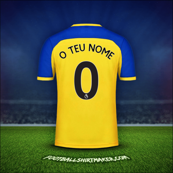 Camisola Southampton FC 2018/19 Alternativa -  o teu nome - 0