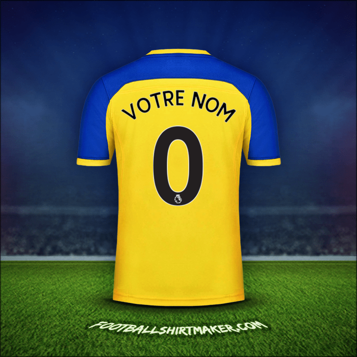 Maillot Southampton FC 2018/19 Extérieur -  votre nom - 0