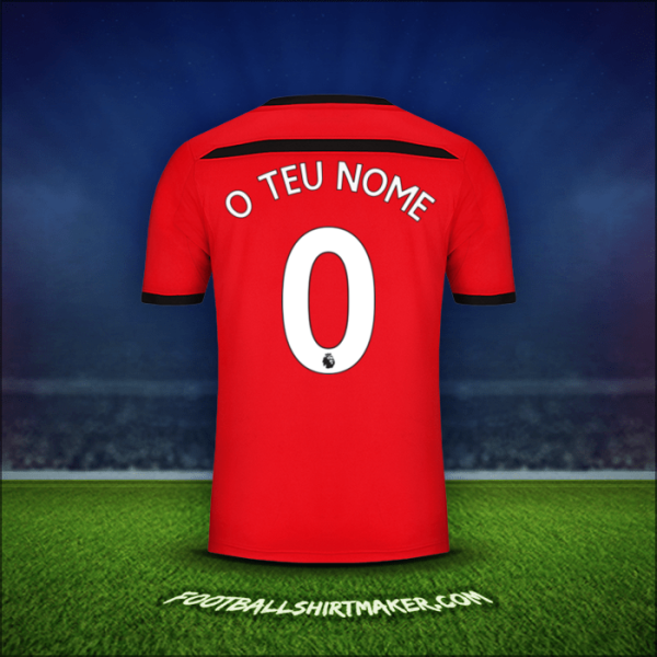 Camisola Southampton FC 2018/19 -  o teu nome - 0