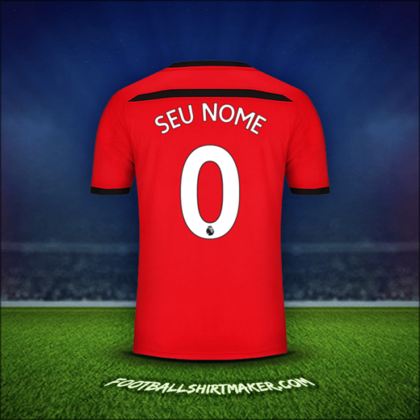 Camisa Southampton FC 2018/19 -  seu nome - 0