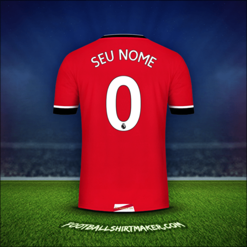 Camisa Southampton FC 2020/21 -  seu nome - 0