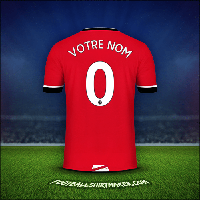 Maillot Southampton FC 2020/21 -  votre nom - 0