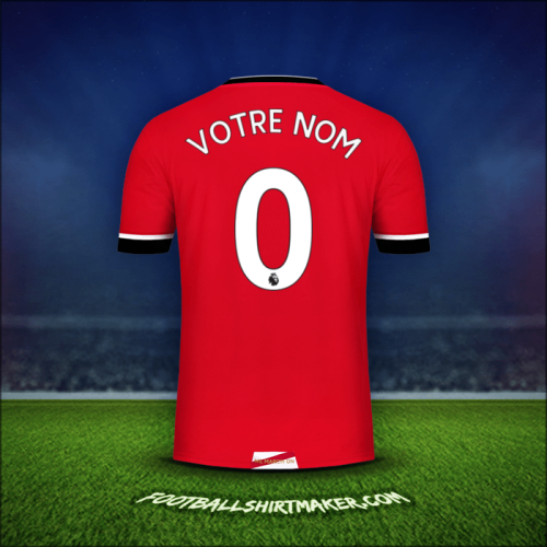 Maillot Southampton FC 2020/21 -  votre nom - 0