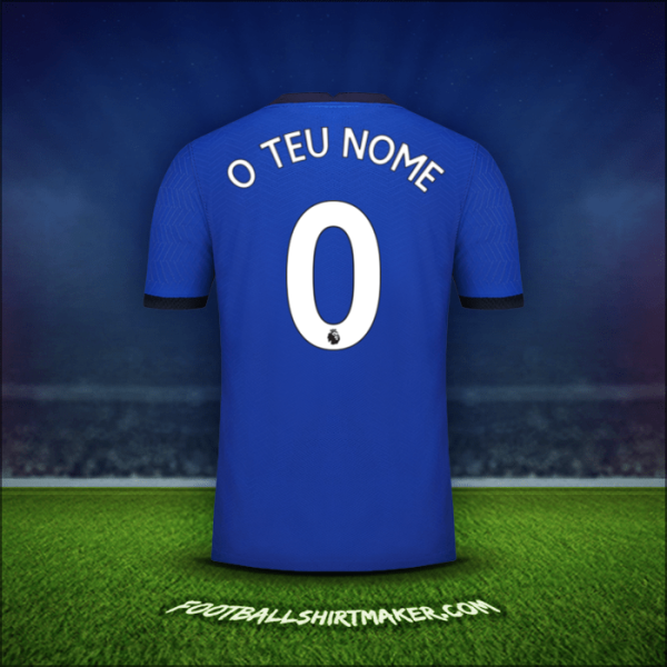 Camisola Chelsea 2020/21 -  o teu nome - 0