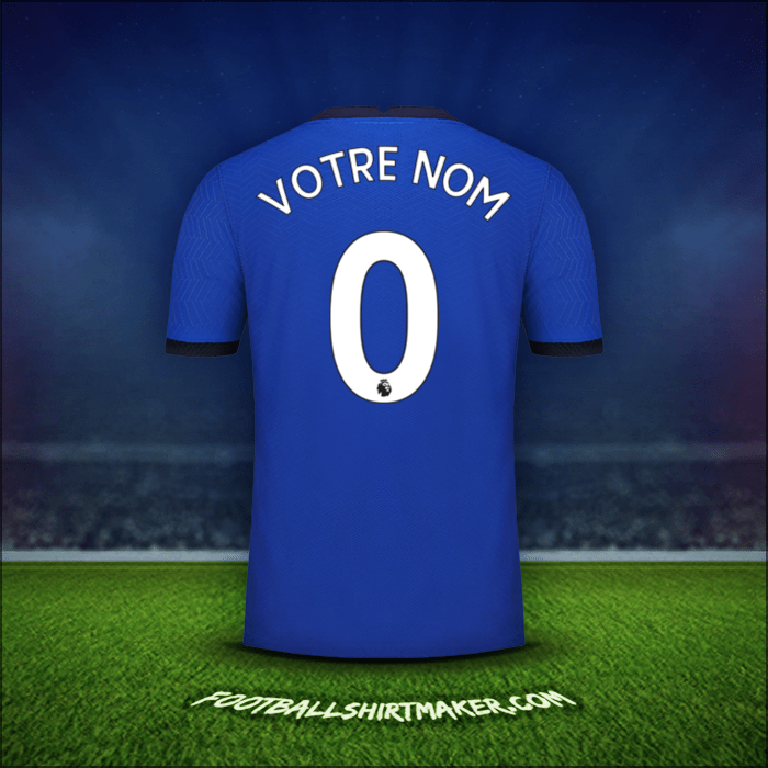 Maillot Chelsea 2020/21 -  votre nom - 0