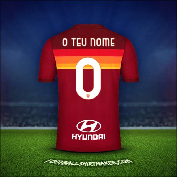 Camisola AS Roma 2020/21 -  o teu nome - 0