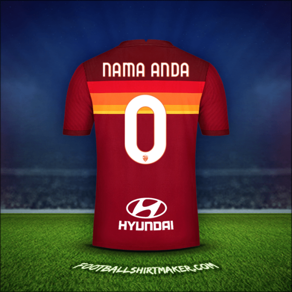 Jersey AS Roma 2020/21 -  nama anda - 0