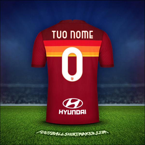 Maglia AS Roma 2020/21 -  tuo nome - 0