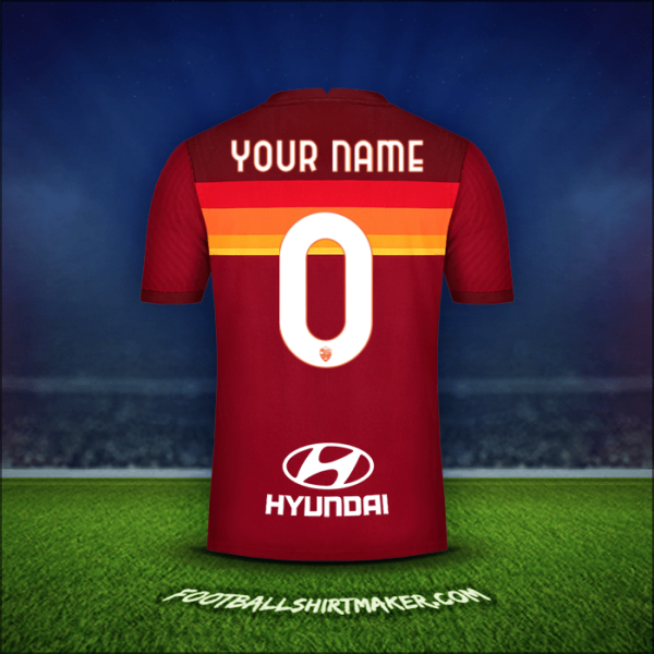 Jersey AS Roma 2020/21 -  your name - 0