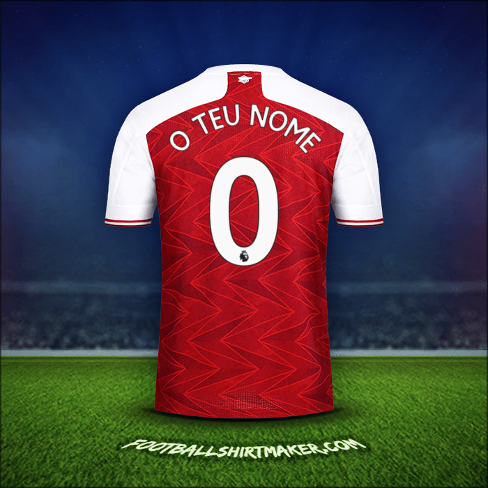 Camisola Arsenal 2020/21 -  o teu nome - 0