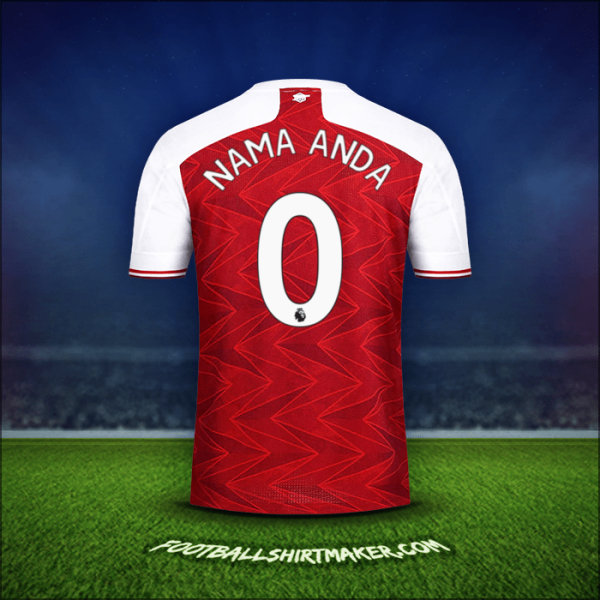 Jersey Arsenal 2020/21 -  nama anda - 0