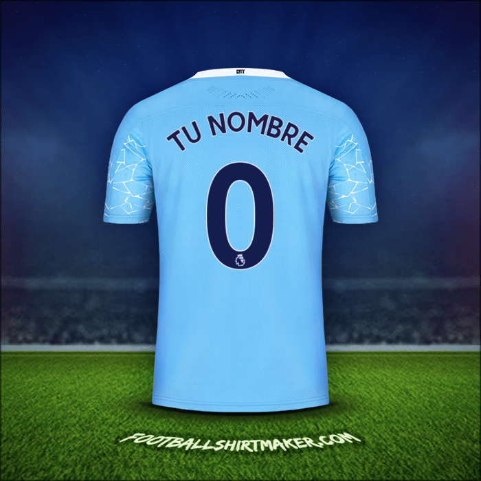 Camiseta Manchester City 2020/21 -  tu nombre - 0